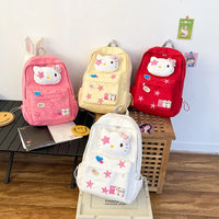 Sanrio Hellokitty Kuromi My Melody Pom Pom Purin Anime Backpack Cute Schoolbags Cartoon Shoulder Bag Birthday Gift for Friend Lusy Store