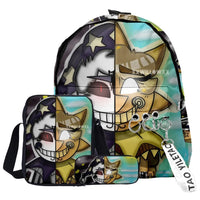 Trendy Popular Funny sundrop fnaf 3D Print 3pcs/Set pupil School Bags Laptop Daypack Backpack Inclined shoulder bag Pencil Case Lusy Store