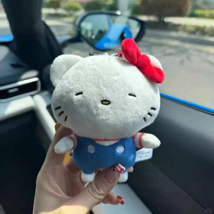 Sanrio Hello Kitty Plush Cute KT Cat Stuffed Toys Keychains Bag Pendant Home Decoration Girls Birthday Xmas Gifts