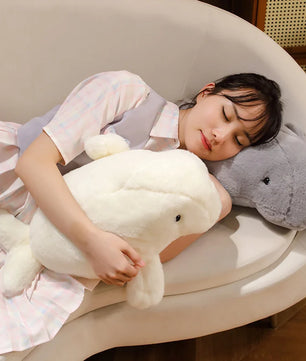 Lusy Store LLC Manatee Stuffed Animal – Soft & Lifelike Plush Toy – 16in/20in (40cm/50cm) – Lusy Store Stuffed Animal