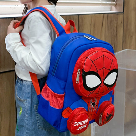 Spiderman Backpack Super Heroes Student School Bag Cartoon 3D Travel Bag Gift B103