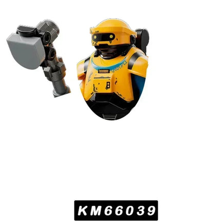 Star Wars Mandalorian Mini Robot Figure Toy - Han Solo, C-3PO, Leia, Darth Vader, Boba Fett Blocks KM66039