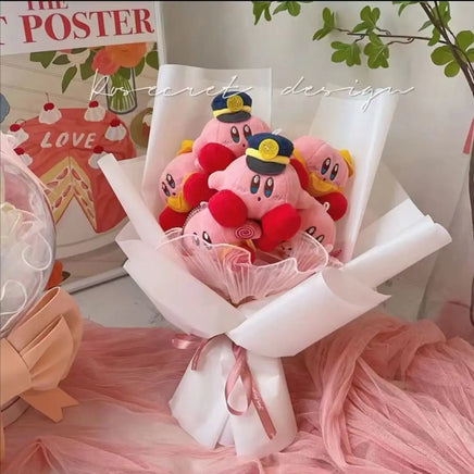 Star Kirby Plush Bouquet Kawaii Cute Creative Plush Doll Toy Christmas Halloween Valentine's Day Gifts 3