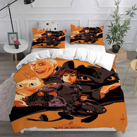 How to Train Your Dragon Bedding Sets Comforter Quilt Bed Cover Duvet Cover Pillow Case 2-3 Pieces Sets Kids Adult Size Lusy Store