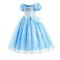 Cinderella Dress For Girls Kids Party Cosplay Halloween Costumes Kids Birthday Princess Dress Up Clothes