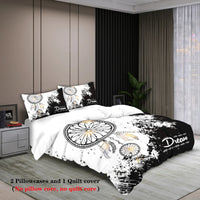 Black and White Dream Catcher Bedding Set 3-Piece - Lusy Store