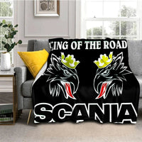 3D S-Scania Top Class Truck Cartoon Soft Blankets,Throw Blanket Comfortable Blanket for Picnic Beds Sofa Home Bedroom Lusy Store