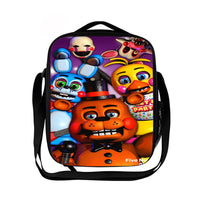 Game F-five N-nights at F-freddy's Child School Backpack with Lunch Bags ,Pencil Bags ,School Bags for Boys Girls XHOO3-CB-0101-A3