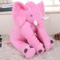 Soft Elephant Plush Toy – Stuffed Animal Pillow (12in/16in/24in) | Lusy Store Pink