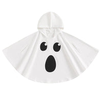 2024-05-31 Lioraitiin 1-6T Kid Halloween Costume Ghost Print Hood Cape Cosplay Clothes Cloak for Baby Boys and Girls B