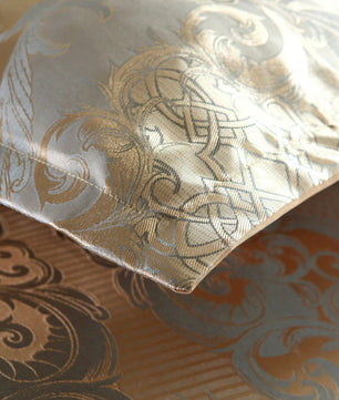 Satin Duvet Cover  Size, Floral Jacquard Satin Duvet Cover Set 3 Piece Luxury Silk Like Bedding Comforter Cover Set Lusy Store