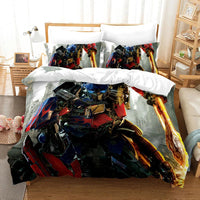 Transformers Movie 3D Printed Comforter Cover / Duvet Cover Set Twin Full Queen King Size Bedding Set Bed Linens Bedclothes Gift Lusy Store