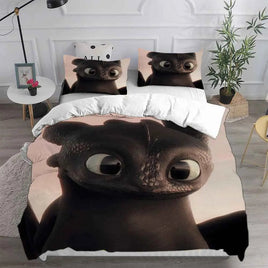 How to Train Your Dragon Bedding Sets Comforter Quilt Bed Cover Duvet Cover Pillow Case 2-3 Pieces Sets Kids Adult Size Lusy Store