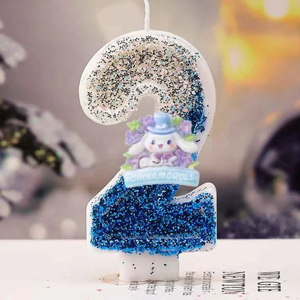 Cinnamoroll Creative Digital Candle (4x7.5cm) - Birthday Cake Decoration 2