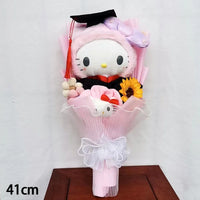 Kuromi My Melody Hello Kitty Cinnamoroll Plush Bouquet Valentine's Day Christmas Graduation Holiday Gift Hello Kitty-20