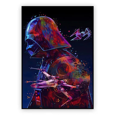 Decoration Poster Star Wars Movie Canvas Painting Graffiti Mural Kids Room Art Picture Print Modern Home Wall Decor Gifts SW2539
