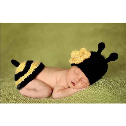 Newborn Photography Props Costume Hat Cape Set Crochet Knit Clothes Studio Photography Accessories Halloween Costumes 6