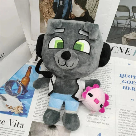 Green Bobicraft Gitd Wolf Plush Toy 20cm Children Christmas Gift 25cm