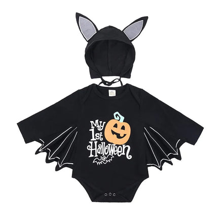 0-24Months Baby Boys Jumpsuits Halloween Costumes Children Halloween Cosplay Party Boy Clothes Long-sleeved Hoodie set7