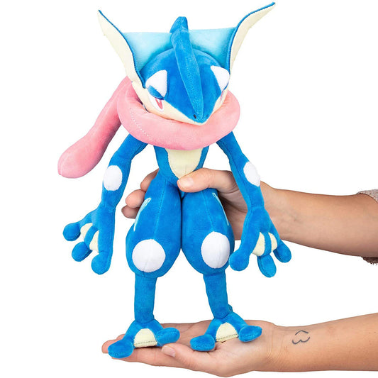 Lusy Store LLC Greninja Plush Toy Pokemon Froakie Evolution Frog Ninja Stuffed Doll Christmas Gifts for Kids Plush