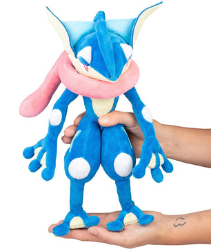 Lusy Store LLC Greninja Plush Toy Pokemon Froakie Evolution Frog Ninja Stuffed Doll Christmas Gifts for Kids Plush