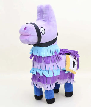 Lusy Store LLC Pink Bear Purple Alpaca Horse Plush Doll Soft Cotton Cute Stuffed Figure Doll Plush