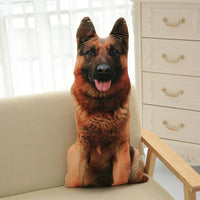 Cute Lifelike 3D Cat Dog Plush Toys Stuffed Soft Animal 50cm Sleep Pillow Sofa Cushion Home Decor Gift Langgou 50cm