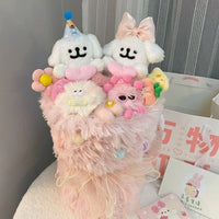 Hangyodon Bouquet Cinnamoroll Kuromi Pompompurin Hello Kitty Pochacco My Melody Birthday Gift basset hound