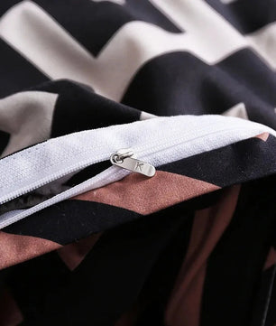 Luxury Black Bedding Comforter Set with Pillow Case SIngle Full Size Bed Linen Duvet Cover Set Queen/King Double Single Bed Lusy Store