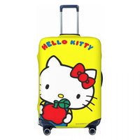 Hello Kitty Leopard Suitcase Cover Cruise Trip Protection Vacation Strectch Luggage Supplies 10