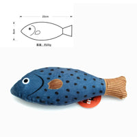Cat Toy Catnip 3D Simulation Fish Saury Goldfish Kitten Toys Pillowfish Interactive Sounding Cat Chew Bite Plush Toy Cat Supply Fish 05
