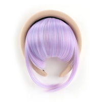 Front Hair Bangs Hair Synthetic Extensions With Magic Paste hair Bands Bangs Wigs Synthetic Wigs Headband for Halloween 3M 6inches CHINA