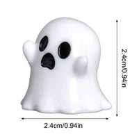Halloween Miniature Ornament Pumpkin Resin Figurines Ornaments Ghost DIY Fairy Halloween Garden Adornments Ghost Doll Miniature 04 CHINA