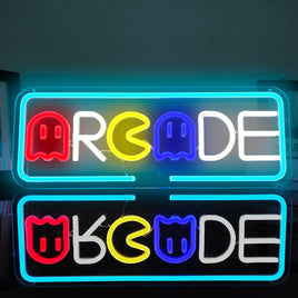 Lusy Store LLC Arcade Neon Signs for Wall Decor USB LED Light Sign Bedroom Kid Room Neon Light Gift Neon Sign