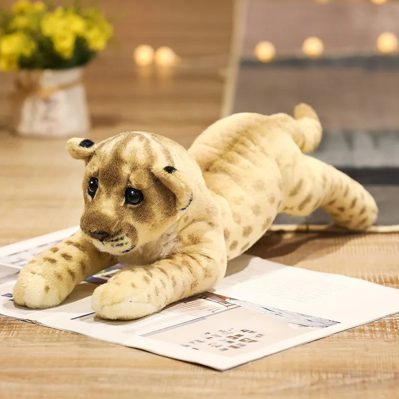 Lusy Store LLC Snow Leopard Stuffed Animal | Realistic Plush Toy | Soft &amp; Cuddly | 15-23 in | Lusy Store Stuffed Animal