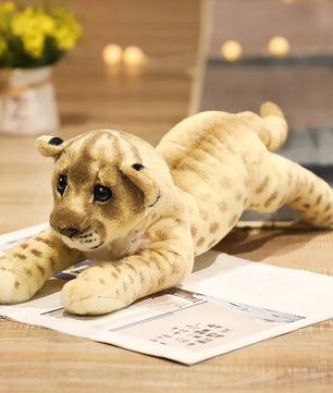 Lusy Store LLC Snow Leopard Stuffed Animal | Realistic Plush Toy | Soft & Cuddly | 15-23 in | Lusy Store Stuffed Animal