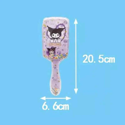 Cartoon Sanrio Air Cushion Comb Kuromi Cinnamoroll MyMelody Anime Girl Kawaii Comb Cartoon Square Massage Comb Accessories
