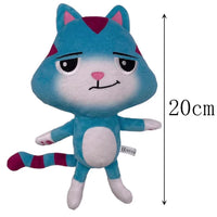 Animals Plush Gabby Dollhouse Lovely Plush Gaby Toy Plush House Cat Doll Cartoon Stuffed Animals Mermaid Cat Plushie Dolls Kids CRIMSON