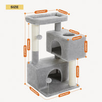 Large Cat Tree & Condo for Indoor Cats F as picture