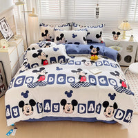 Disneys Cartoon Bed Sheets Set Stichs Mickeys Bedding Set Toys Story Duvet Cover Pillowcase Donalds Bed Sets Queen King Size 8