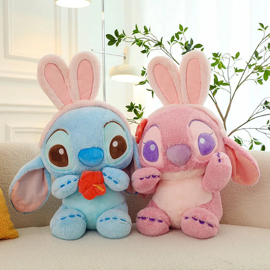 Lusy Store LLC Lilo &amp; Stitch Stuffed Plush Toys Christmas Gift Doll Plushies Monster Steve Angel Toys Children's Gifts Plush
