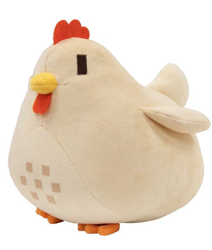Lusy Store LLC Stardew Valley Plush Chicken Soft Stuffed Animal Kawaii Cartoon Toy Baby Companion Throw Pillow Gift Plush