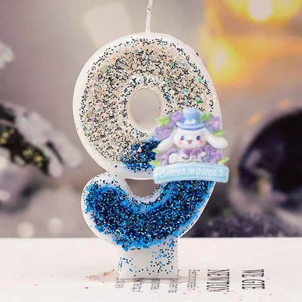 Cinnamoroll Creative Digital Candle (4x7.5cm) - Birthday Cake Decoration 9