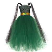Girls Green Medusa Costume with Headpiece for Kids Halloween Medusa Dresses Greek Roman Kids Fancy Gown Tutu Dress Cosplay just dress