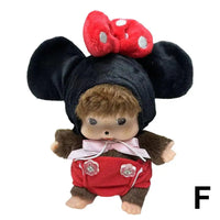 Monkey Plush Toy Keychain – Soft & Kawaii 9.8" Stuffed Pendant – Lusy Store Hairpin baby