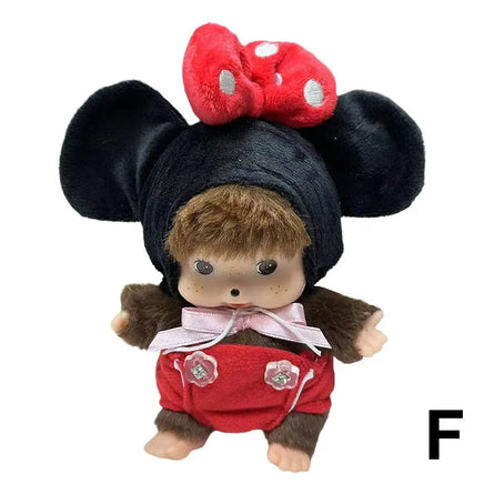 Monkey Plush Toy Keychain – Soft & Kawaii 9.8" Stuffed Pendant – Lusy Store Hairpin baby