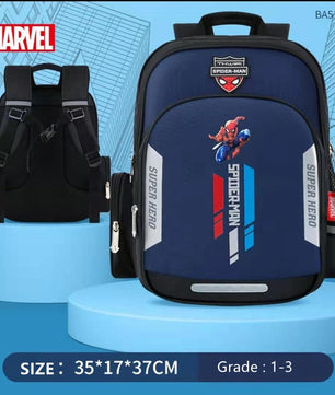 Spiderman Backpack New School Bags For Boys Primary Student Shoulder Grade 1-3 Mochilas B106
