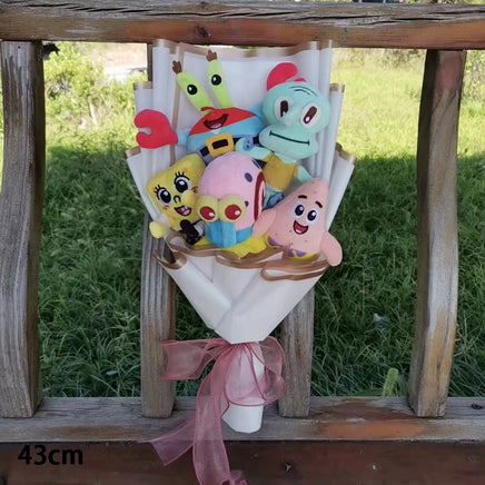 Spongebob Squarepants Plush Bouquet Patrick Star Christmas and Valentine's Day Gifts 2