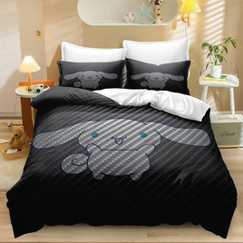 Cute Cinnamoroll Bedding Sets Comforter Quilt Bed Cover Duvet Cover Pillow Case 2-3 Pieces Sets Kids Adult Size Home Decor Lusy Store