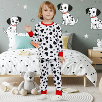 Kids Pajamas Set Boy Dalmatian Pyjamas Toddler Halloween Carnival Christmas Clothes Infant Cartoon Party Gift Photography Pjs